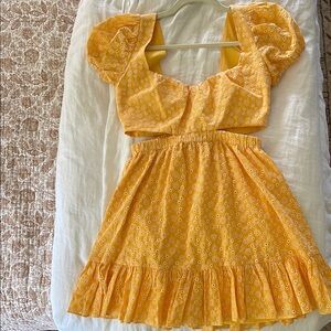 Likely Yellow Floral Dress